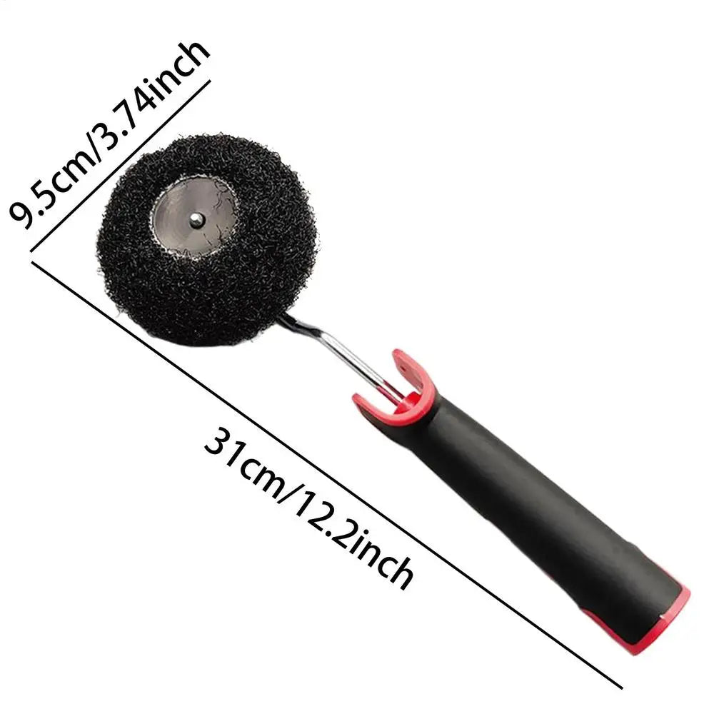 Corner Edging Paint Roller | Pumpkin Shaped Ceiling Brush Corner Paint Roller QXL Black