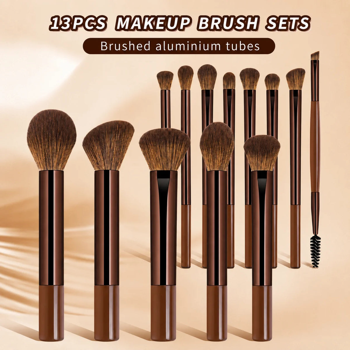 LUXEBLEND 17-Pc Makeup Brush Set | Brushes, Bag & Sponges Makeup Brush Set QXL 13 Makeup Brushes