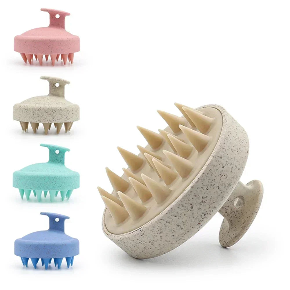 Silicone Scalp Massager Shampoo Brush | Hair Washing Comb Scalp Massage Brush QXL
