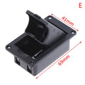 9V Battery Box for Active Guitar & Bass Pickup – PVC Case Guitar Battery Holder QXL E