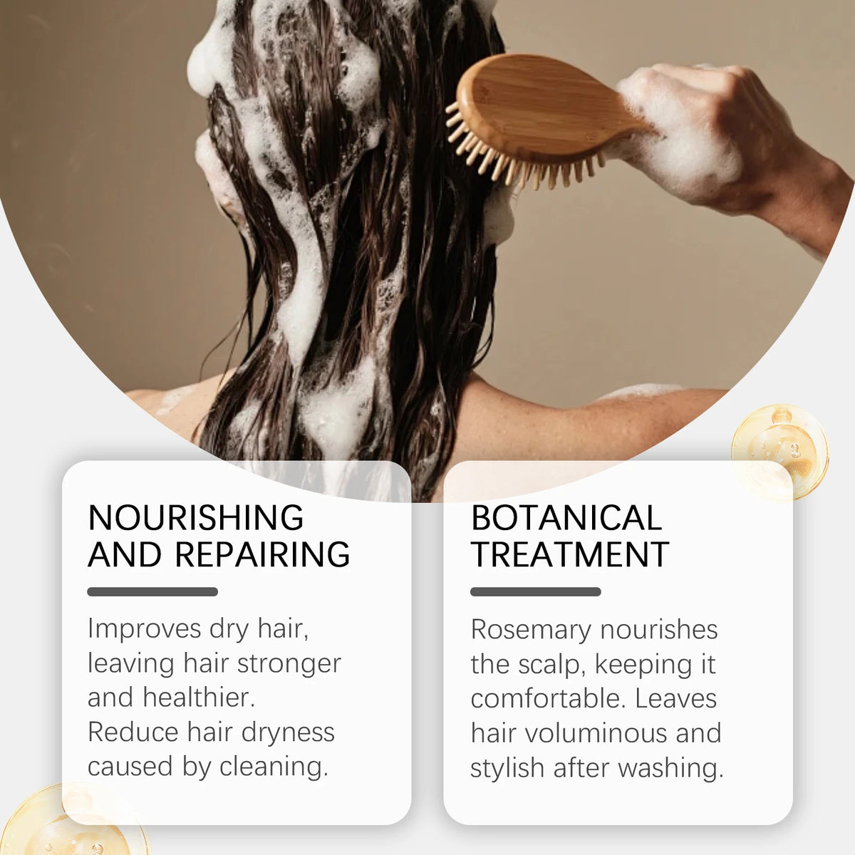 HOEGOA Rosemary Shampoo & Conditioner Set – Volume & Nourish Shampoo Conditioner Set QXL