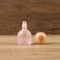 10ml Dark Glass Essential Oil Roller Bottle | Wooden Cap Essential Oil Roller Bottle QXL pink B