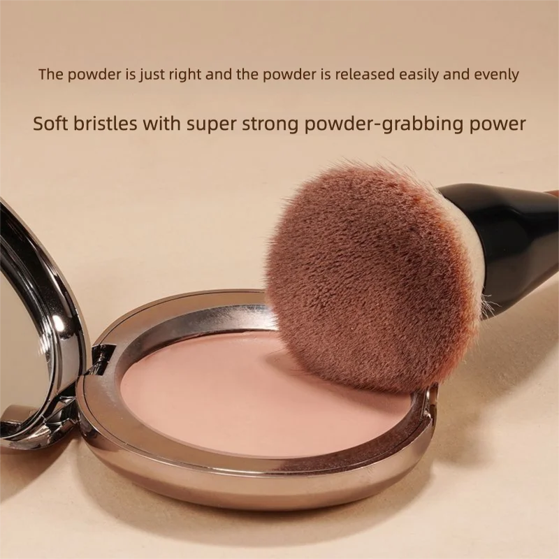 Fluffy Flat-Head Loose Powder Setting Brush | Soft Synthetic Powder Setting Brush QXL