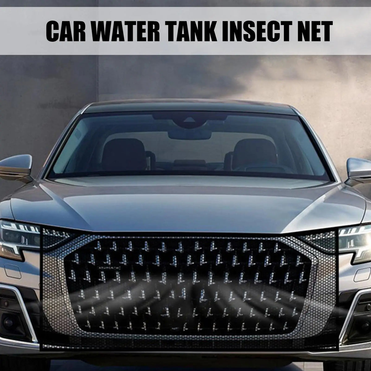 Car Bumper Grill Mesh Insert | Universal Radiator Guard Car Grille Mesh Insert QXL