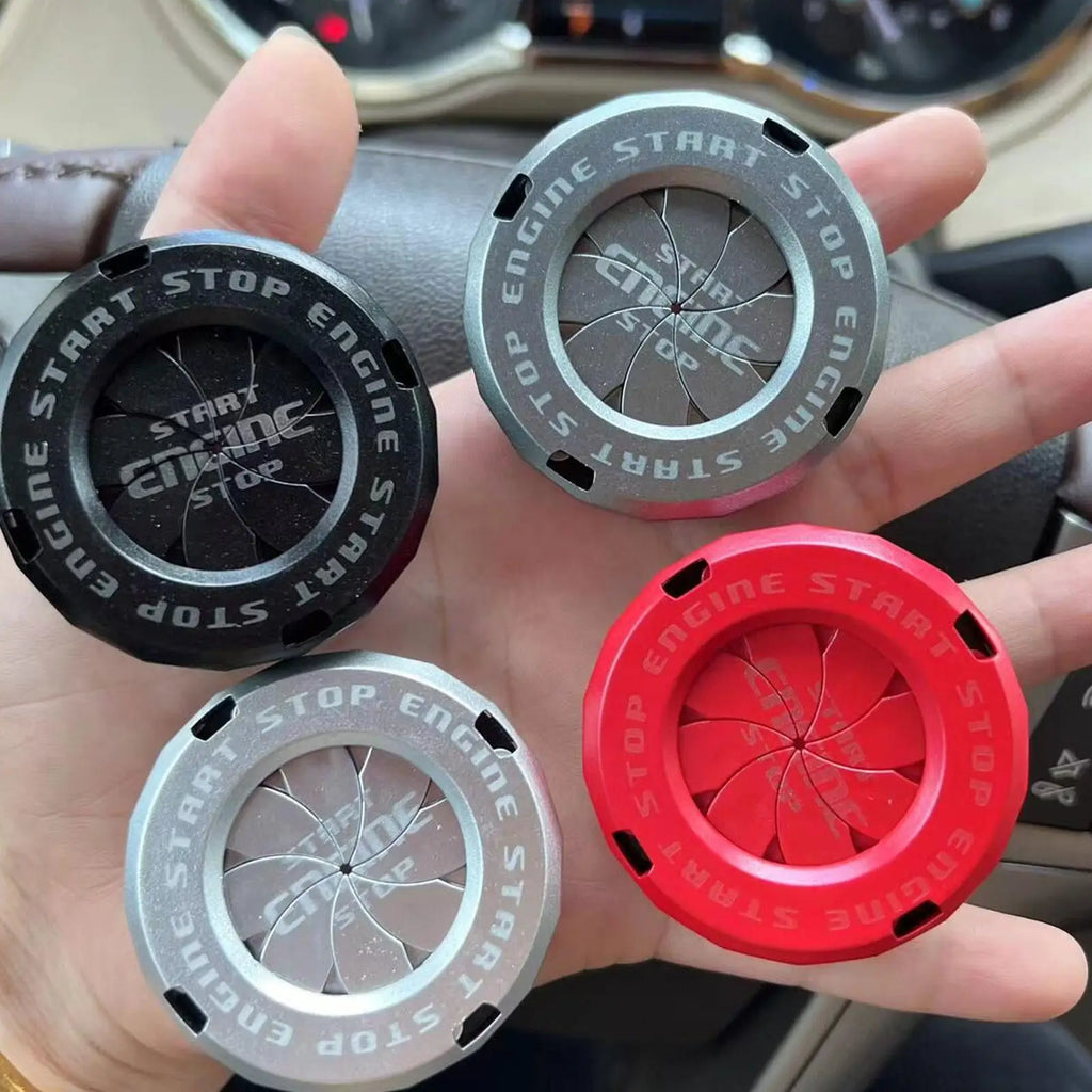 Car Ignition Start Button Cover Ring | ABS Plastic Protector Ignition Button Cover QXL