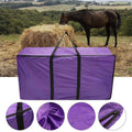 Extra-Large Waterproof Zippered Hay Bale Storage Carrying Bag Hay Bale Storage Bag QXL Purple-1pcs