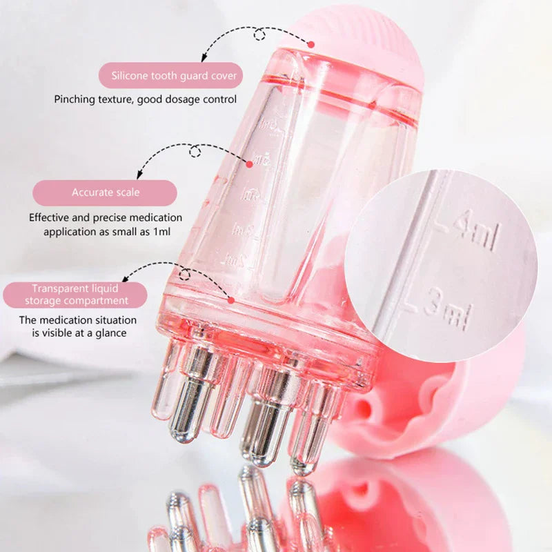 6ml Scalp Applicator Comb | Hair Serum & Oil Dispenser Tool Scalp Applicator Comb QXL