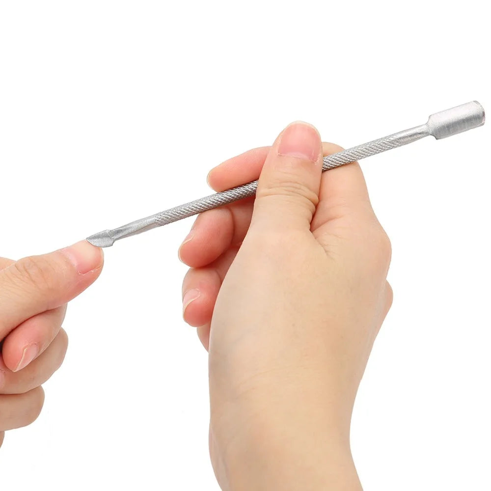 3-Piece Stainless Steel Cuticle Nipper & Pusher Kit Cuticle Nipper Kit QXL