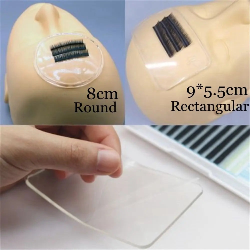 Silicone Eyelash Extension Glue Pad & Lash Grafting Holder Lash Extension Tool QXL