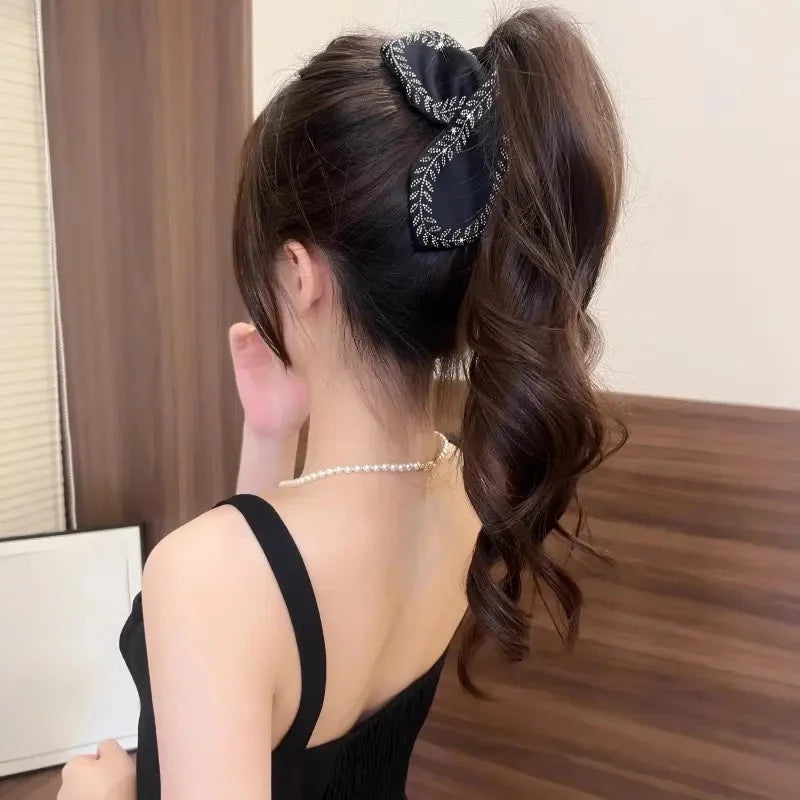 Large Rhinestone Hair Claw Clip – Vintage Wheat for Thick Hair Hair Claw Clip QXL