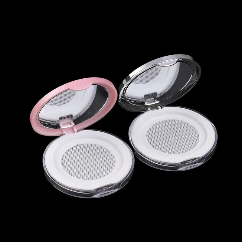 5g Empty Loose Powder Compact Case with Mirror & Sifter Powder Compact Case QXL