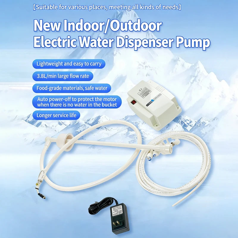 Electric Bottled Water Booster Pump | 40–60 PSI Auto Dispenser Water Booster Pump QXL
