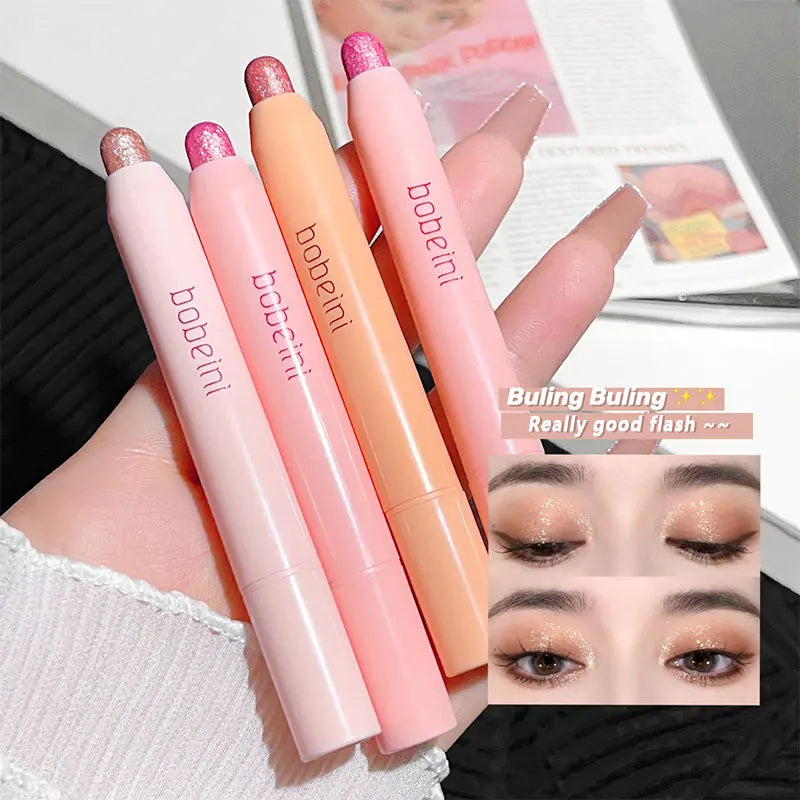 Pearl Shimmer Eyeshadow Pencil | Waterproof Highlighter Stick Eyeshadow Pencil QXL