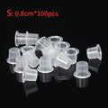 100-Pack Disposable Tattoo Ink Cups S/M/L | Pigment Holders Tattoo Ink Cups QXL M18 S 8mm