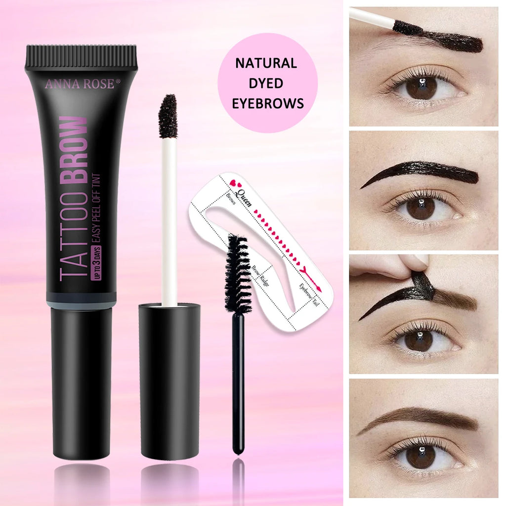 Peel-Off Brow Gel | Waterproof & Sweat-Resistant | 15ml Eyebrow Gel QXL