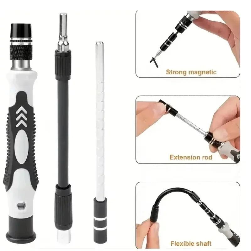 115-in-1 Precision Screwdriver Set | Magnetic Torx Hex Kit Precision Screwdriver Set QXL