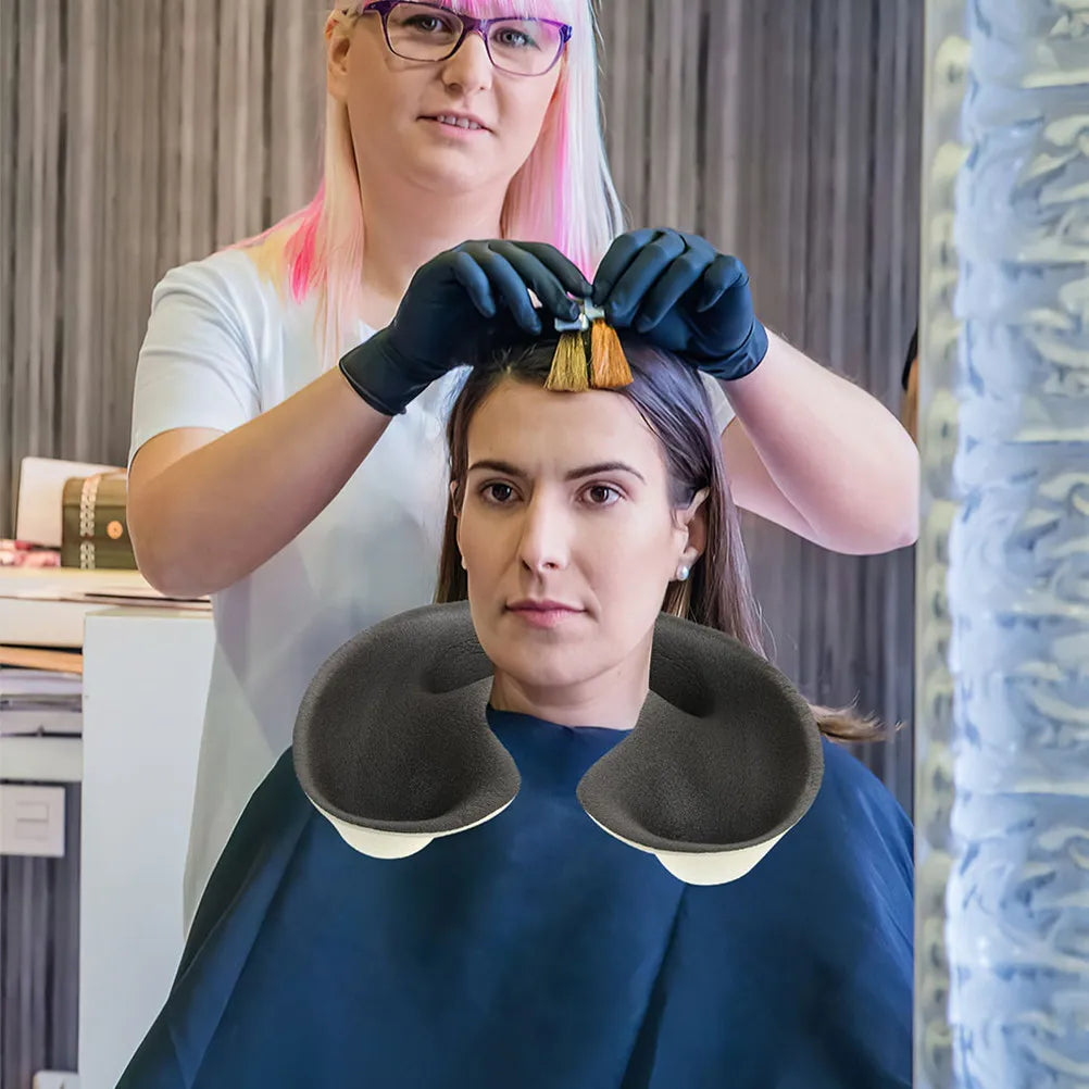 2-Pack Sponge Hair Coloring Neck Tray | Salon Shoulder Catcher Hair Salon Neck Tray QXL