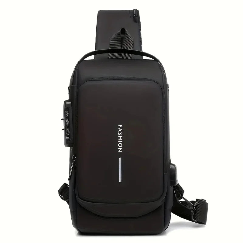 Men's Anti-Theft Chest Bag | Oxford Crossbody Sling Pack Crossbody Chest Bag QXL