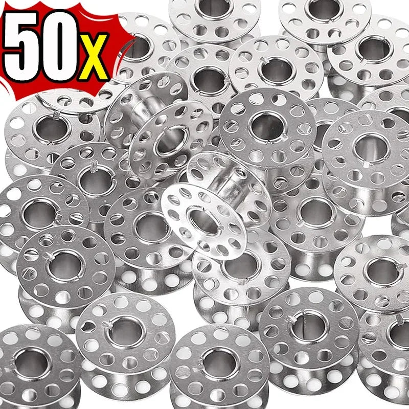 Metal Bobbins for Sewing Machines – Empty Thread Spools 5–50 Pack Sewing Machine Bobbins QXL