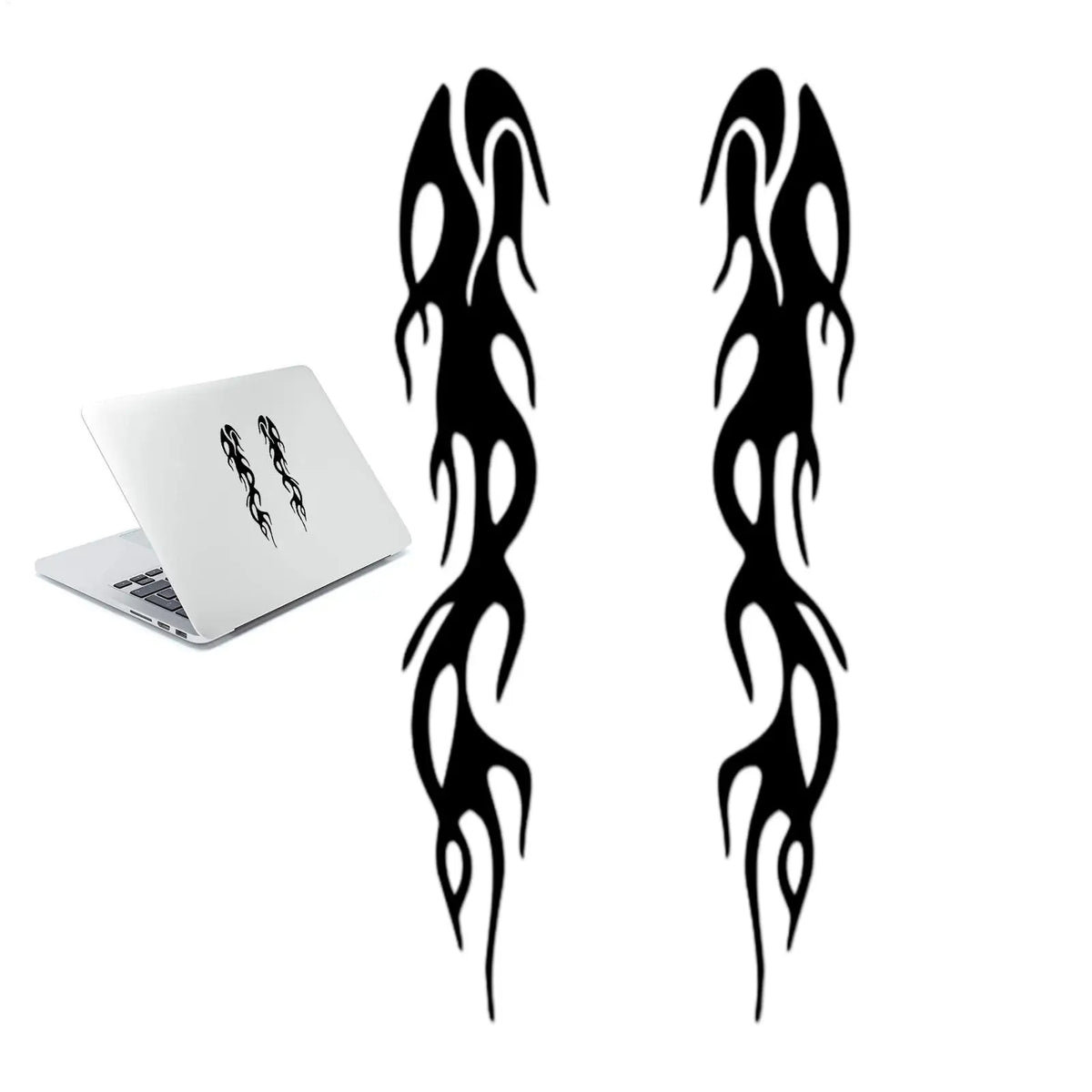 Reflective Flame Stickers – Waterproof Car & Motorcycle Decals Motorcycle Decal Stickers QXL