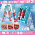 MLSMILE Pearl Lip Glaze – Matte Velvet, Waterproof & Moisturizing Liquid Lip Gloss QXL A