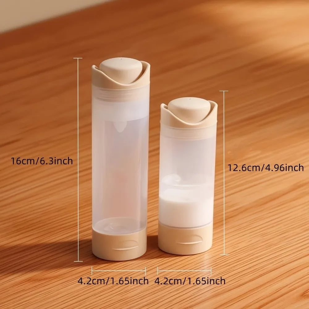 50/80ml Leakproof Vacuum Airless Pump Travel Bottles Refillable Airless Pump Travel Bottle QXL