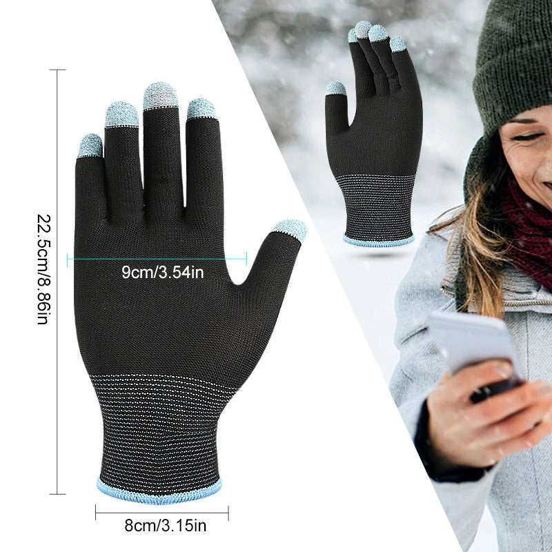 Touchscreen Winter Gaming Gloves | All-Finger Touch Sensitive Touchscreen Winter Gloves QXL Default Title