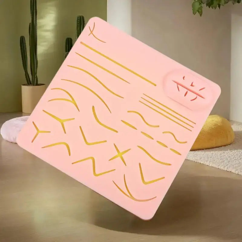 Silicone Suture Practice Pad | Reusable Wound Training Model Suture Training Pad QXL