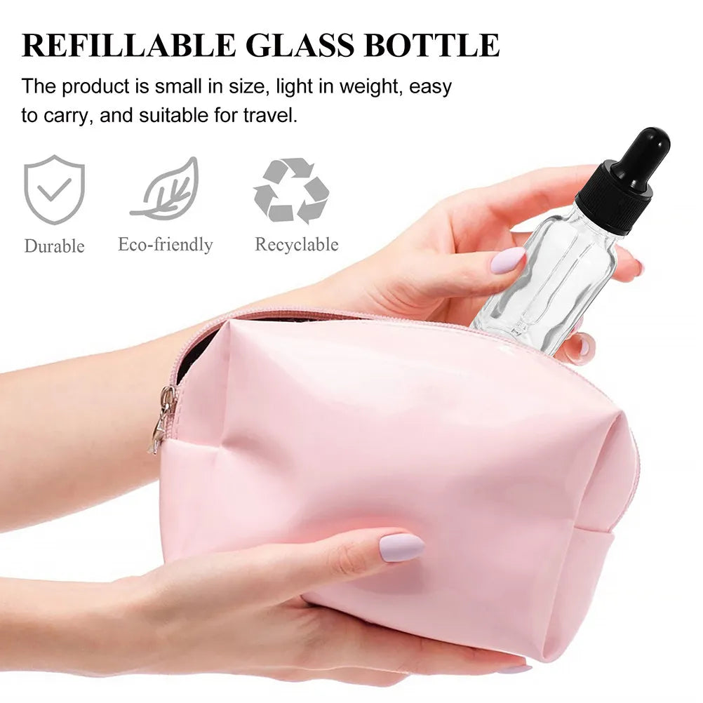 12-Pack 50ml Glass Dropper Bottles for Essential Oils & Perfume Glass Dropper Bottles QXL