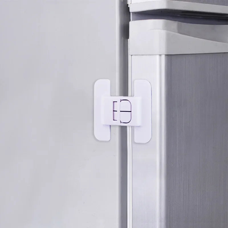 Baby Cabinet & Drawer Safety Locks – 4-Pack Anti-Pinch Buckle Baby Cabinet Lock QXL