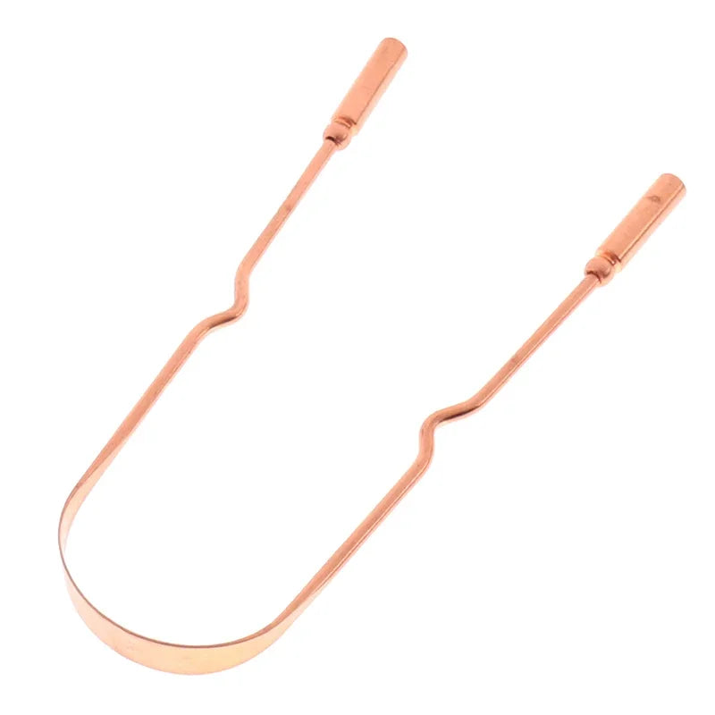 Pure Copper Tongue Scraper – 3 Styles | Fresh Breath Daily Tongue Scraper QXL