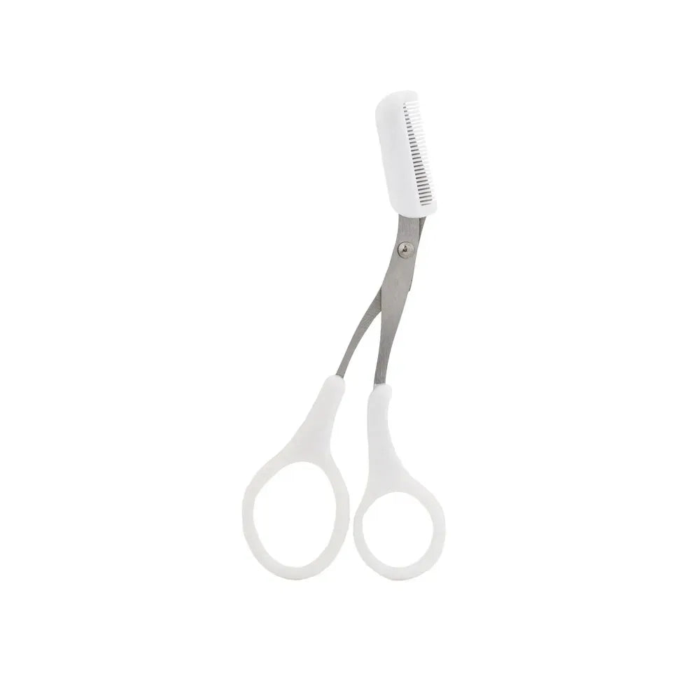Precision Eyebrow Scissors with Safety Rounded Tips | Grooming Eyebrow Scissors QXL WHITE