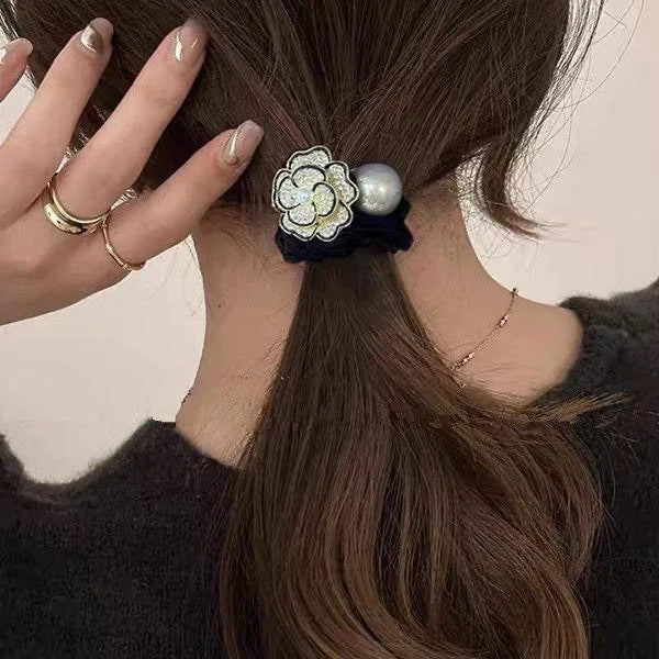 Flower Diamond Hair Bands Y2K Style | 1–2 Pc Set Rhinestone Hair Band QXL