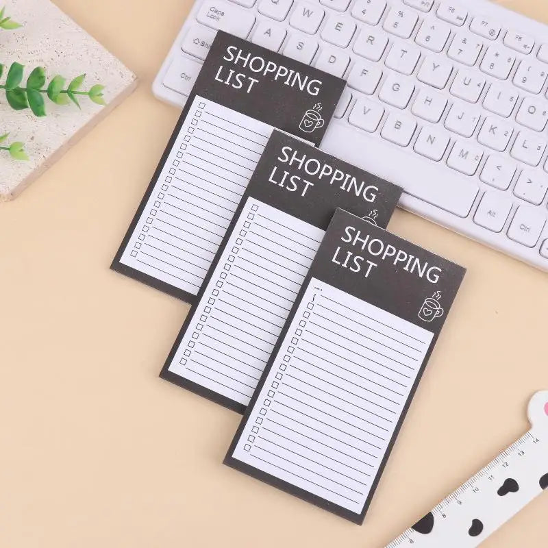 Magnetic Fridge Memo Pad | Tearable Shopping List Notepad Magnetic Notepad QXL