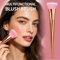 KOSSHOW Blush Brush | Rose Gold Handle, Contour & Blending Makeup Blush Brush QXL Orange