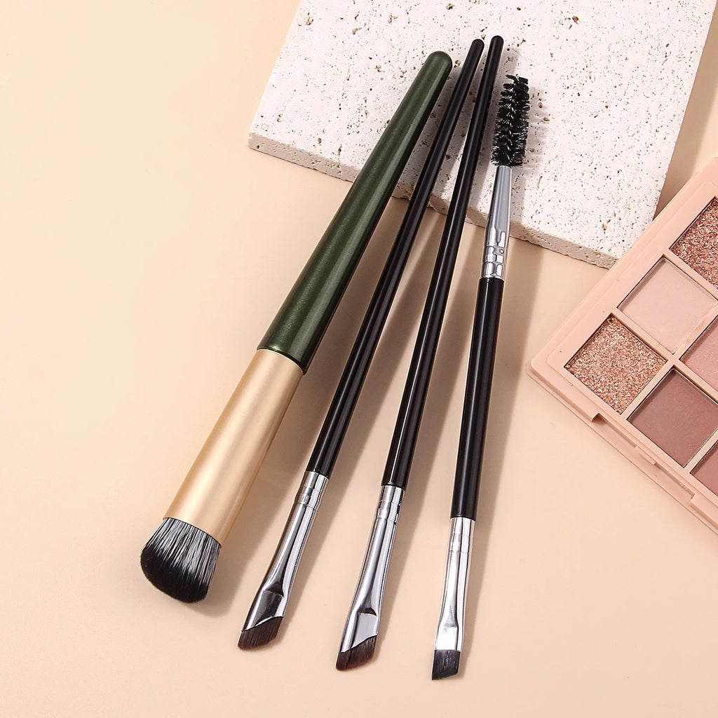 KOSSHOW 4-Pc Eyebrow & Concealer Makeup Brush Set Makeup Brush Set QXL