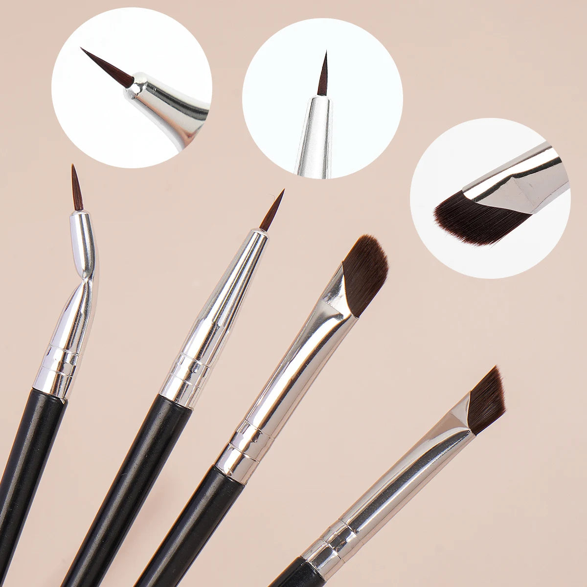 MAANGE 6-Piece Eye Makeup Brush Set – Eyeshadow & Liner Eye Makeup Brush Set QXL