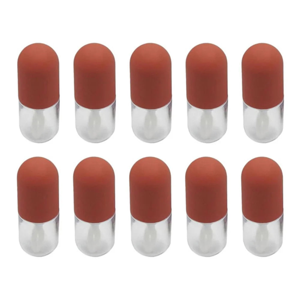 10-Pack Empty Lip Gloss Tubes 3ml | Refillable DIY Cosmetic Lip Gloss Tubes QXL