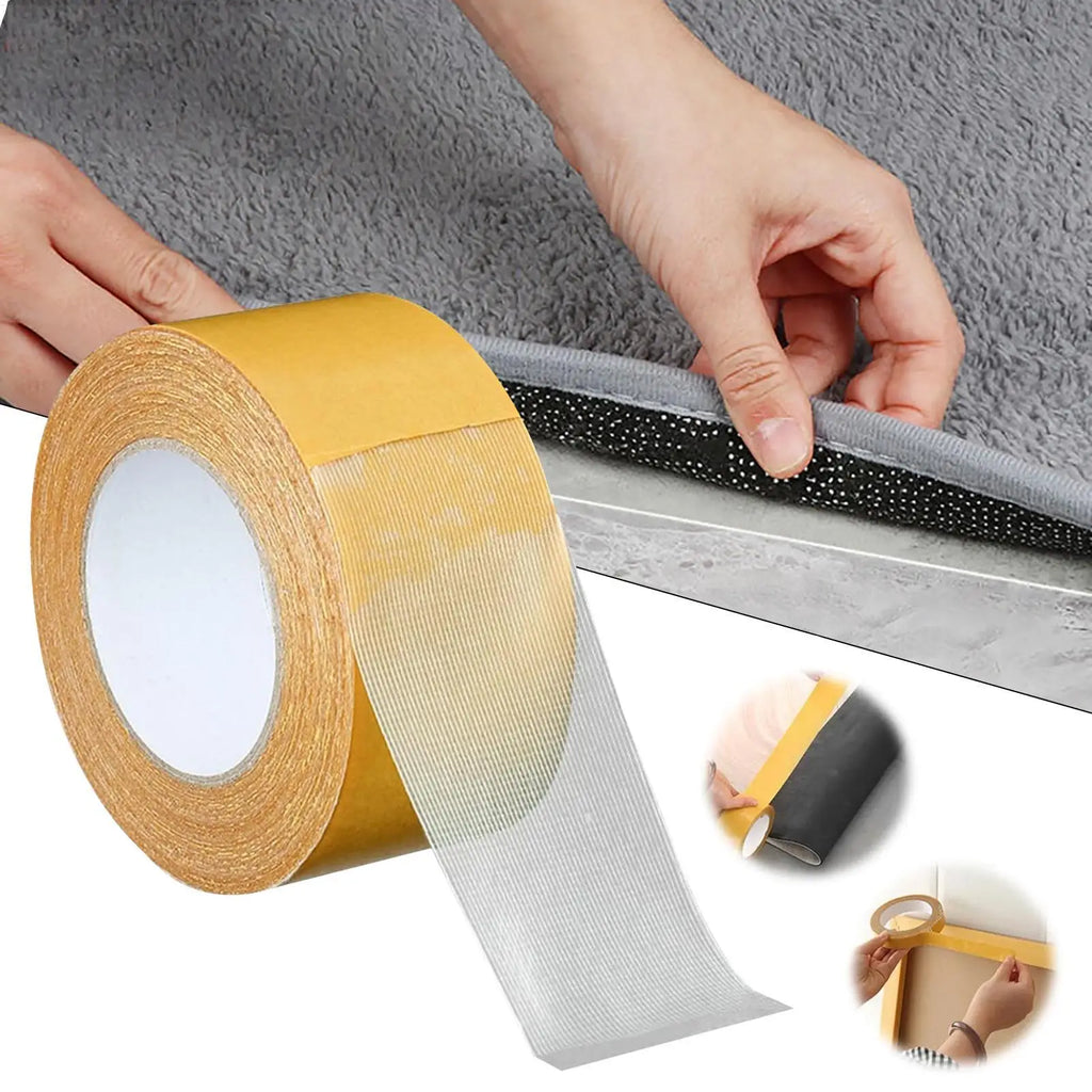 Double-Sided Mesh Grid Tape – Strong Waterproof Carpet Tape Double-Sided Tape QXL