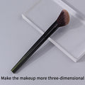 Angled Makeup Brush – Blush, Contour, Highlight & Powder Angled Makeup Brush QXL black