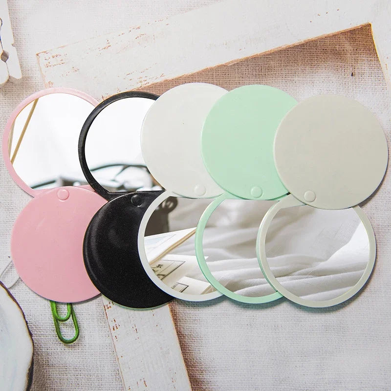 Mini Portable Pocket Makeup Mirror | Sliding Cover Pocket Makeup Mirror QXL