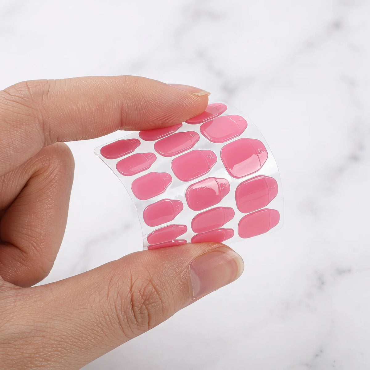 Press-On Nail Jelly Tabs 30 Sheets | Ultra Thin Waterproof Nail Adhesive Tabs QXL