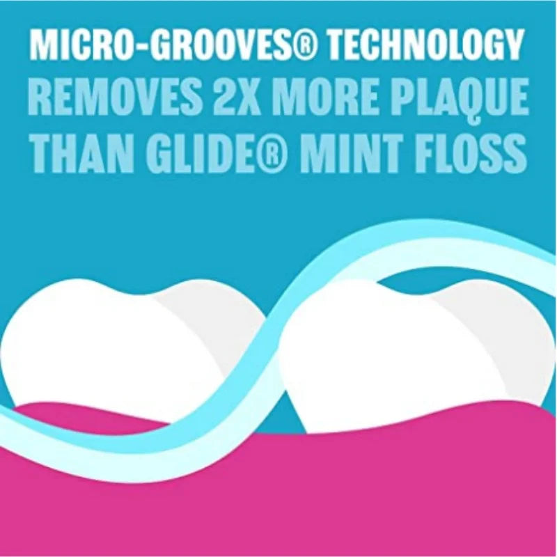 50m Micro-Waxed Mint Dental Floss | Ultra-Fine Oral Care Dental Floss QXL