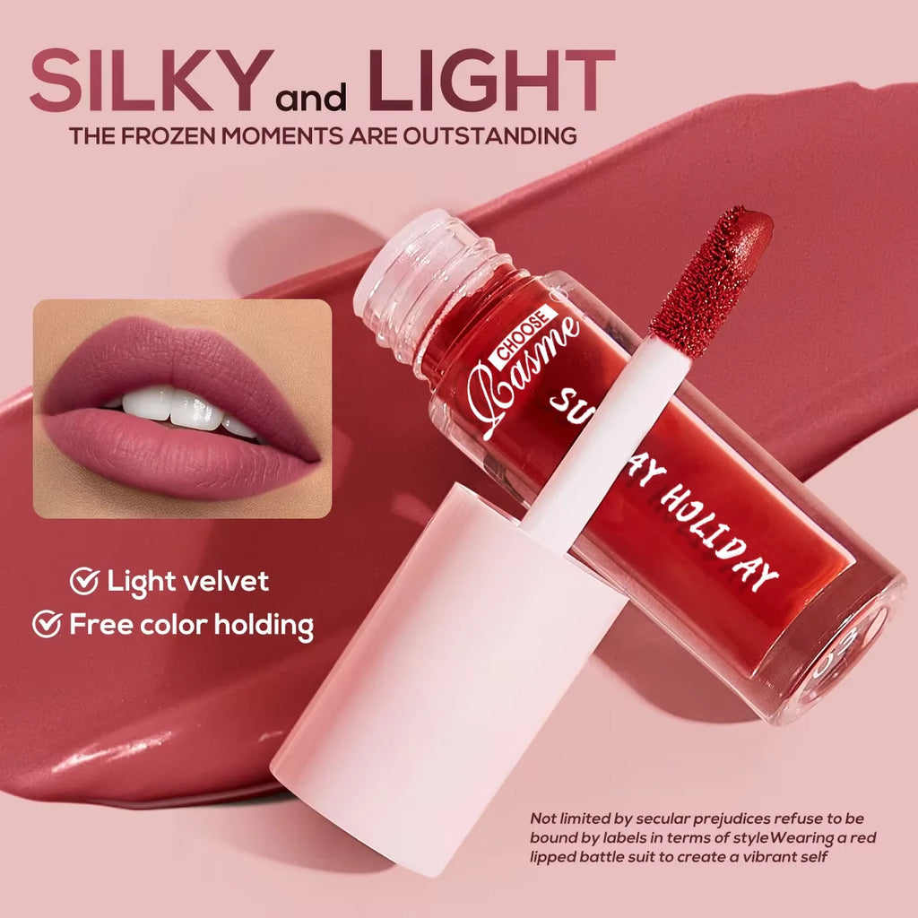 10-Piece Velvet Lip Gloss Set | Waterproof Matte Lipstick Lip Gloss Set QXL