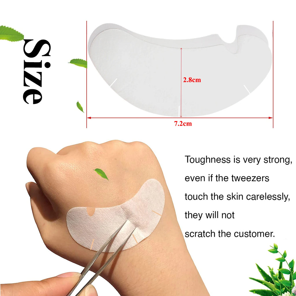 50-Pack Hydrogel Under Eye Pads for Eyelash Extensions Eyelash Extension Pads QXL