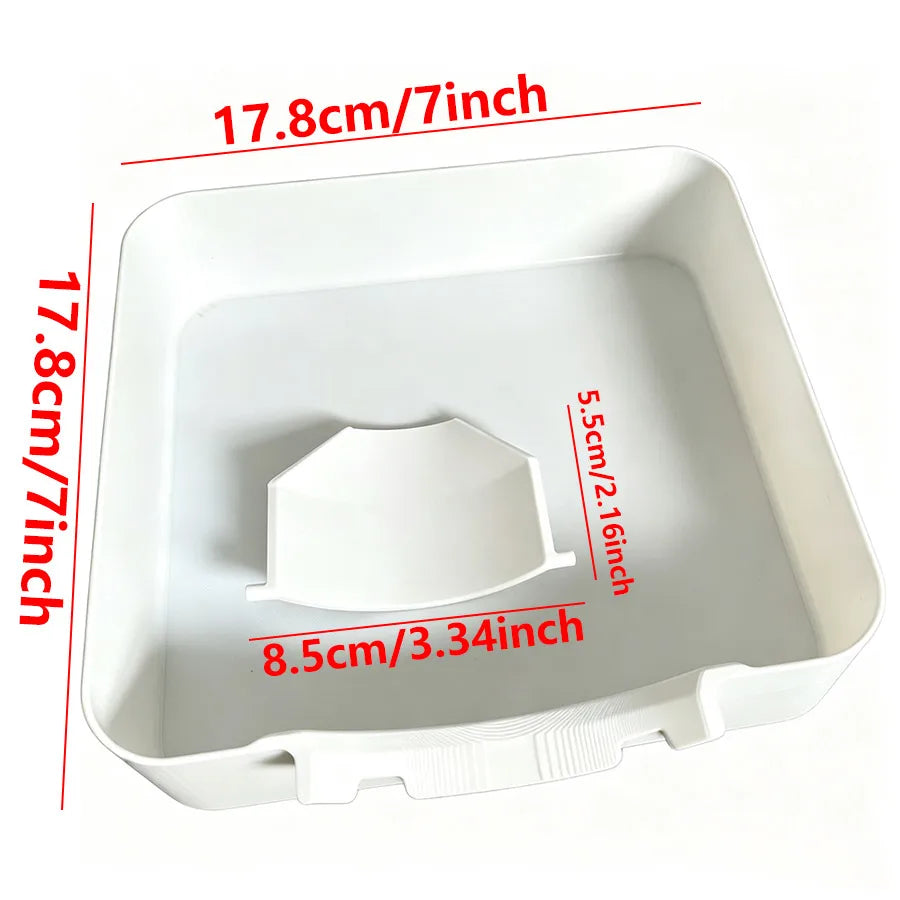 Washing Machine Drain Tray & Funnel | Anti-Leak Overflow Pan Washer Drain Tray QXL