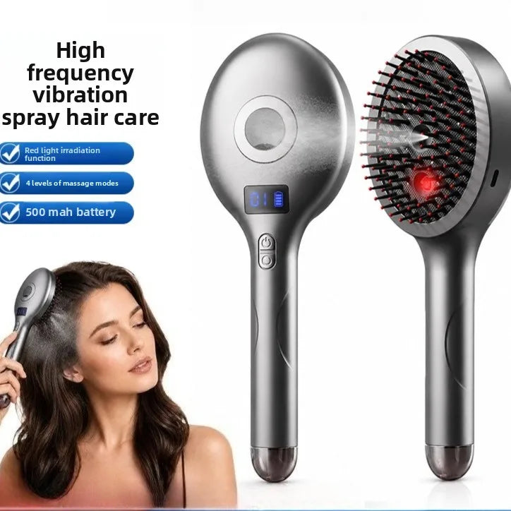 Electric Spray Massage Comb | Vibration & Red Light Hair Care Electric Spray Comb QXL