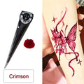 Henna Temporary Tattoo Cone | Brown Waterproof Body Art Henna Body Art Cone QXL Crimson