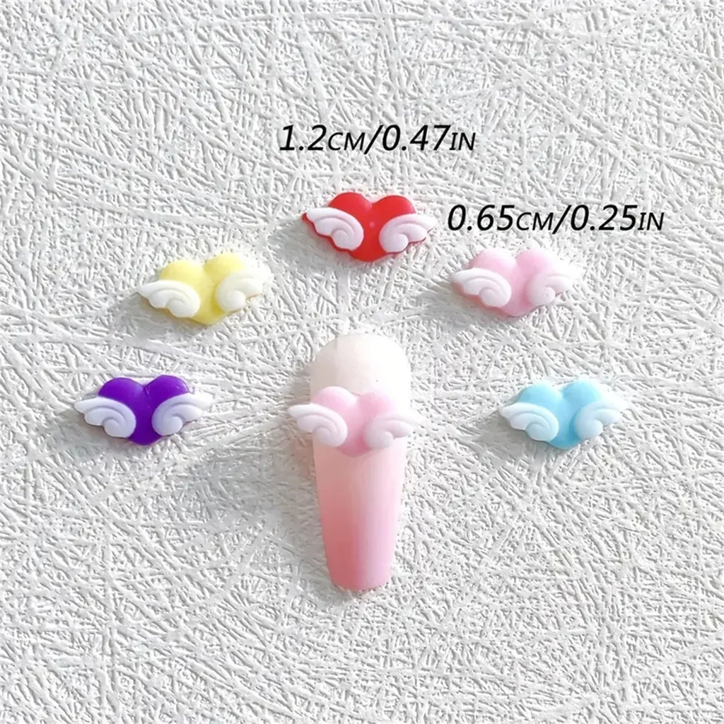 20-Pack Luminous Kawaii 3D Resin Nail Art Charms | DIY Manicure Nail Art Charms QXL
