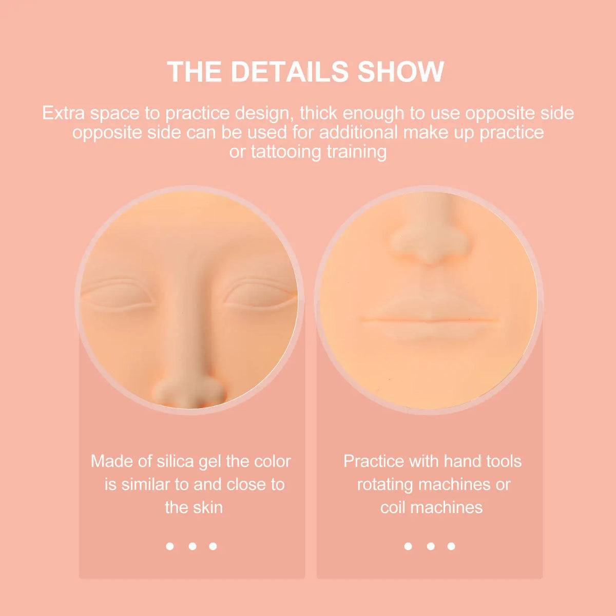 3-Pack Silicone Eyebrow Practice Skin | Microblading & Tattoo Tattoo Practice Skin QXL